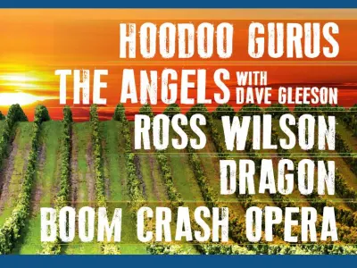 HOODOO GURUS AT THE HILL WINERY, GEELONG